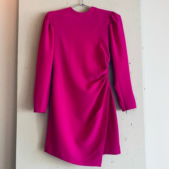 alc jane dress pink A.L.C. Jane Dress Shocking Pink 2